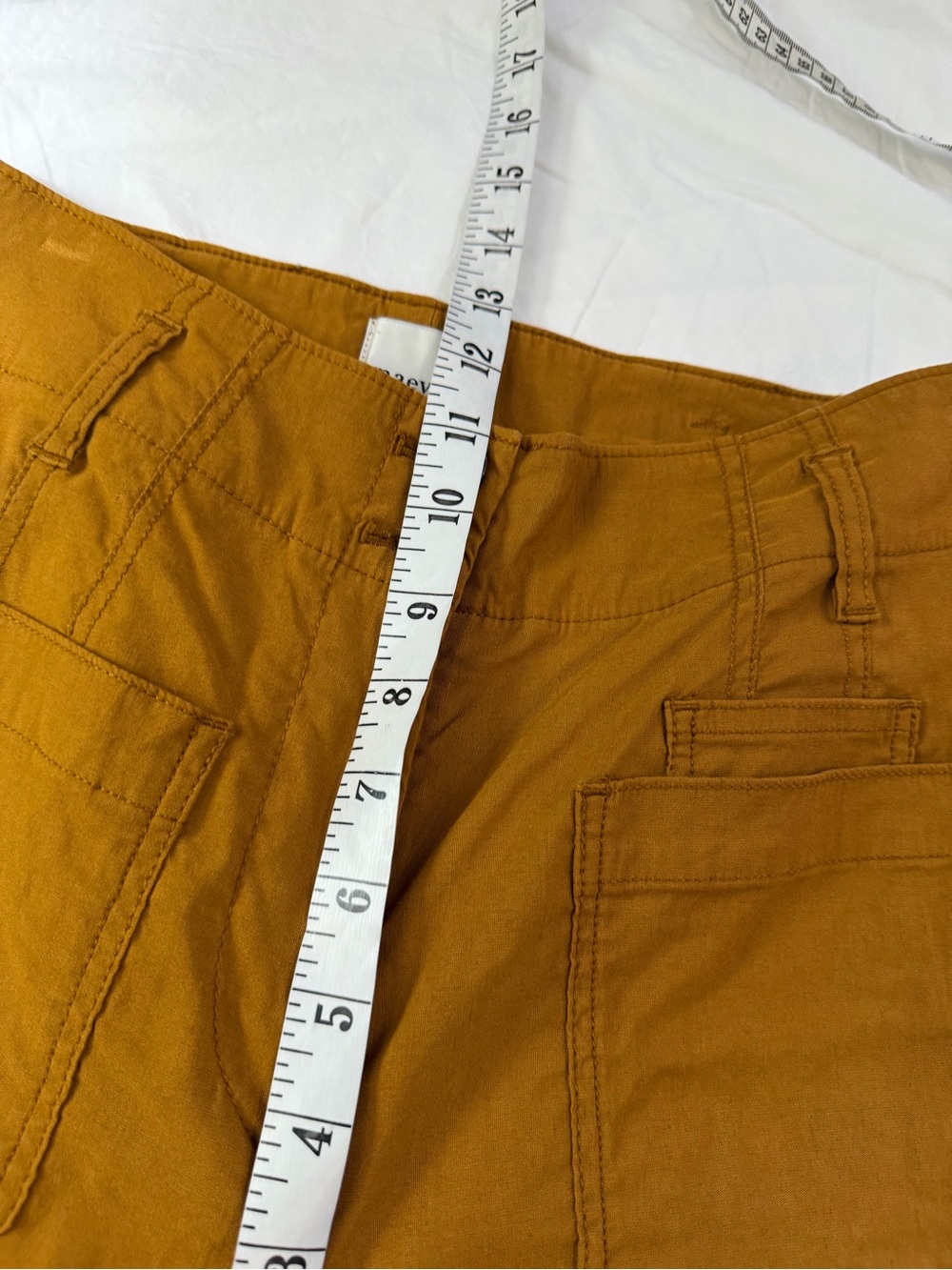 MAEVE The Junie High-Rise Flare Pants Bronze Magic Fabric 26 - Picture 13 of 16